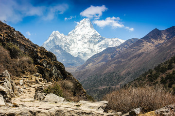 Sagarmatha National Park in the Nepal Himalaya.