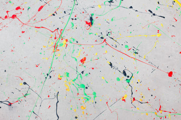 Abstract watercolor paint splash on floor background. - 180368459