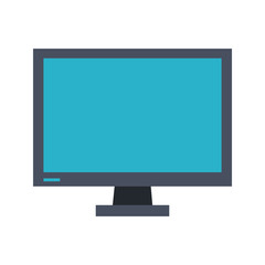 Computer screen monitor icon vector illustration graphic design