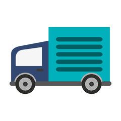 Delivery truck vehicle icon vector illustration graphic design