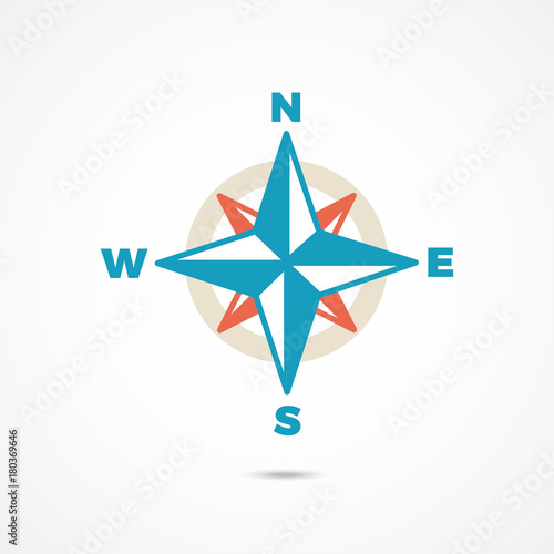 Wind Rose Icon Stockfotos Und Lizenzfreie Bilder Auf Fotolia Com Bild