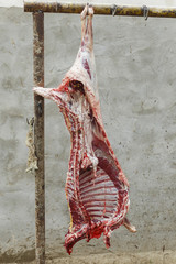 hanging lamb body
