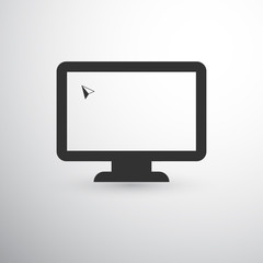 Computer Monitor with cursor