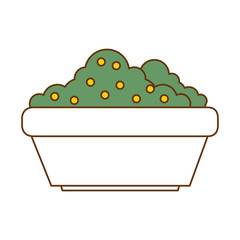 bush garden isolated icon vector illustration design