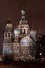 Obraz premium the Church of the Savior on the Spilled Blood