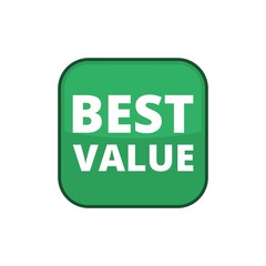 Best Value Button, Best value sign