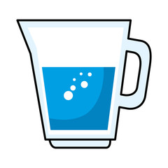 juice glass pot icon vector illustration design