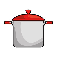 kitchen pot isolated icon vector illustration design