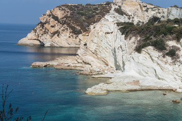 Fototapeta premium Ponza island cliff