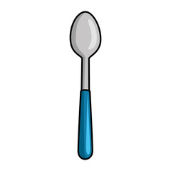 spoon cutlery isolated icon vector illustration design