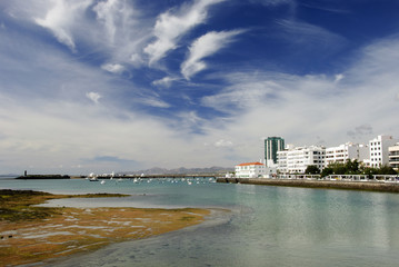 Fototapeta premium Arrecife - capital of Lanzarote, Canary Islands, Spain 