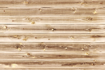 wooden lining boards wall. light cream brown wood texture. background old panels, Seamless pattern. Horizontal planks