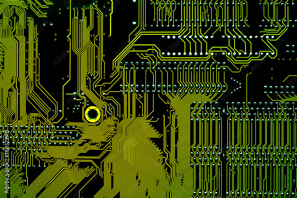 Aufkleber circuit board. electronic computer hardware technology. motherboard digital chip. tech science backg