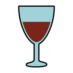 wine cup isolated icon vector illustration design