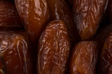 Dates fruits close up