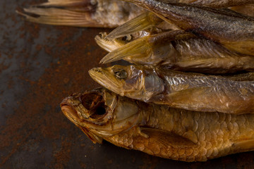 Salty dry river fish