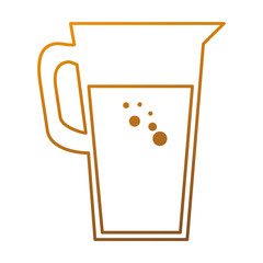 juice glass pot icon vector illustration design