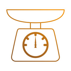 kitchen balance isolated icon vector illustration design
