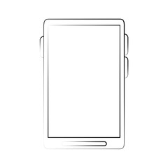 Smartphone mobile technology icon vector illustration graphic design