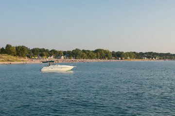 Obraz premium Water boat at the Beach
