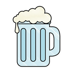 beer jar isolated icon vector illustration design