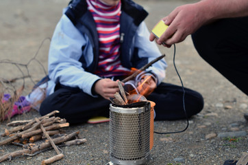 stove charger for music walkman devices