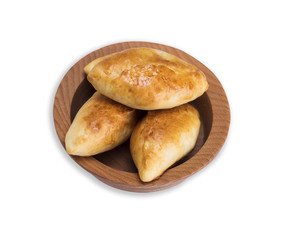 baked homemade patties with a filling