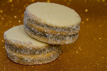 Alfajores de maicena tradicionales de argentina