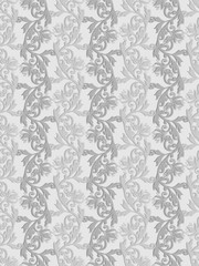 Volumetric seamless floral pattern background.