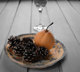 pear cone wineglass 