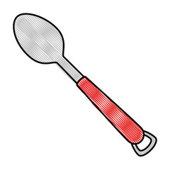 spoon cutlery isolated icon vector illustration design