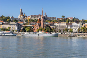 Reformed Church in front and Fisherman's Bastion