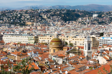 Fototapeta na wymiar architecture of the French city of Nice