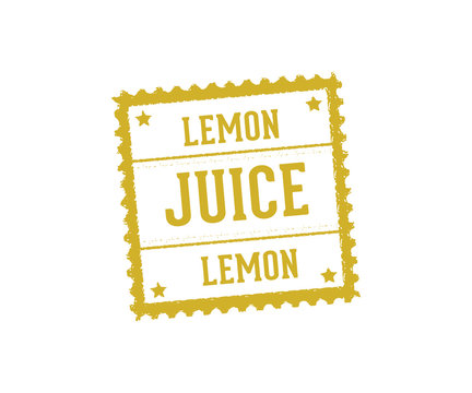 lemonade sign label stamp