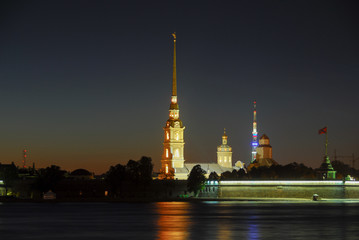 Fototapeta na wymiar Peter and Paul Fortress - Saint-Petersburg, Russia