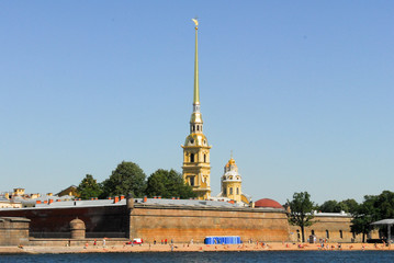 Naklejka premium Peter and Paul Fortress - Saint-Petersburg, Russia