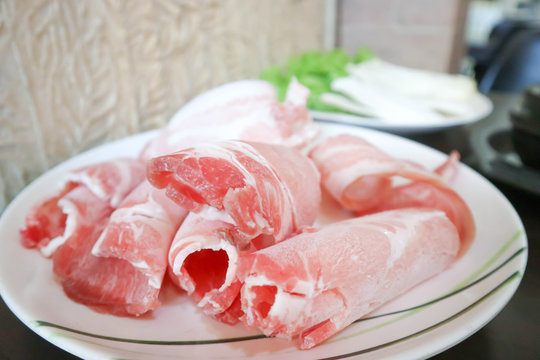 raw pork dish