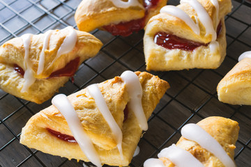 Cherry Turnover with Icing