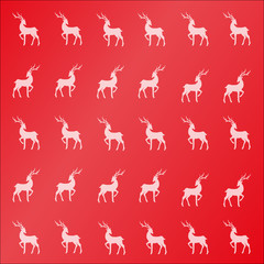 reindeer christmas pattern