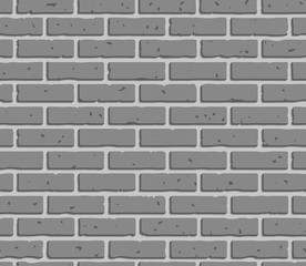 Vector seamless pattern with brickwork