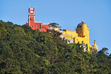 The Pena Palace. Sintra. Portugal