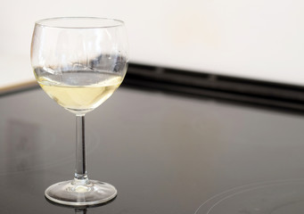 Glass of white wine