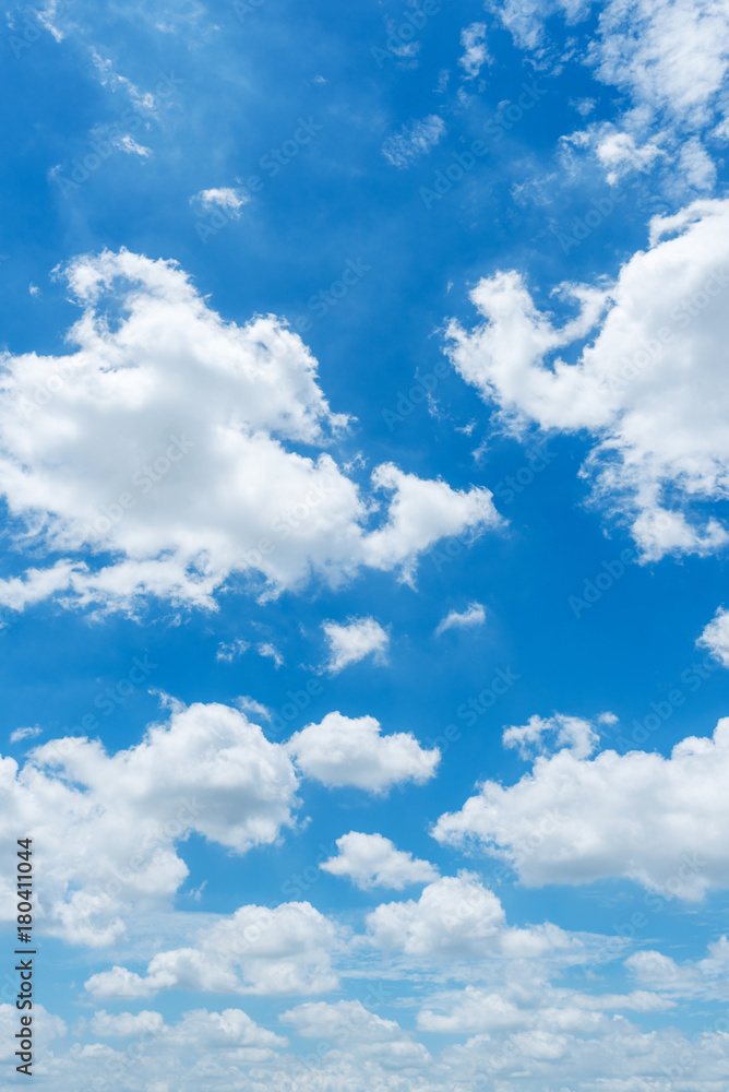 Wall mural clear blue sky background,clouds with background.