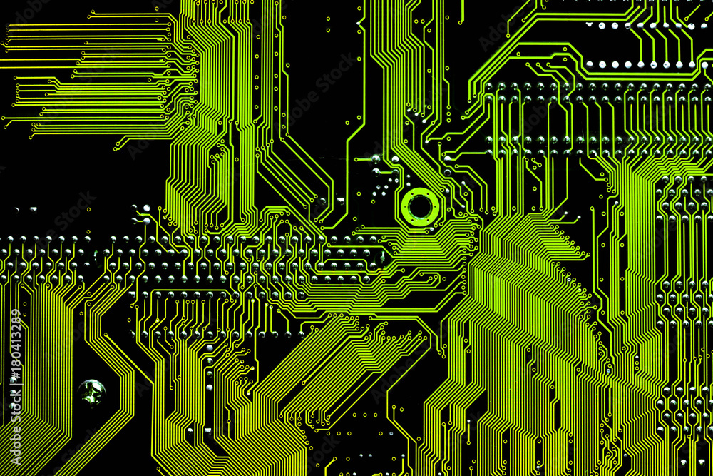 Aufkleber circuit board. electronic computer hardware technology. motherboard digital chip. tech science backg