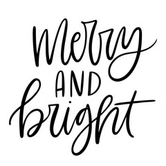 kbecca_vector_handlettering_brushlettered_merryandbright