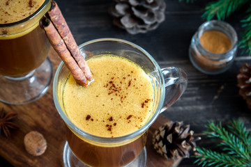 Hot buttered rum