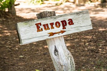 Schild 263 - Europa