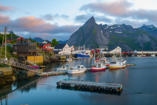 Lofoten Summer Landscape Scenic, Norland, Norway