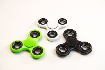 Colourful fidget finger spinner stress anxiety relief toy