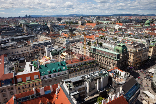 City of Vienna Cityscape in Austria